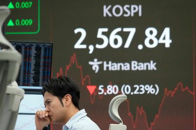 Asian shares advance, despite Wall Street's tumble, as China pledges to boost consumer spending