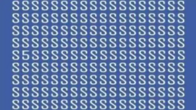 Optical illusion: Only those with a sharp vision can spot 5 in this image