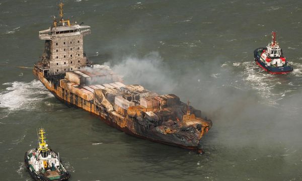 North Sea collision: Russian container ship captain charged with manslaughter