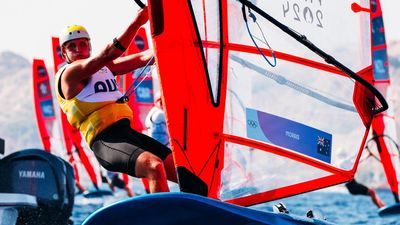 Olympic star storms to breakthrough windsurfing win