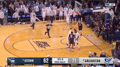 UConn and Creighton Players Get Into It After Last-Second Dunk in Huskies' Loss