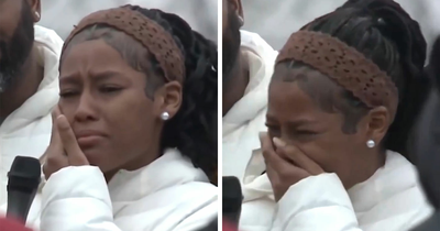 “So Fake”: Track Star Cries At Support Rally After Being Charged Over Baton Assault