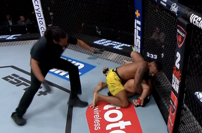 UFC Fight Night 254 video: Brendson Ribeiro rolls Diyar Nurgozhay with slick kimura