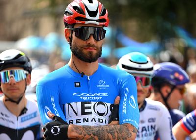 Filippo Ganna clings to GC podium spot with huge climbing effort Saturday at Tirreno-Adriatico