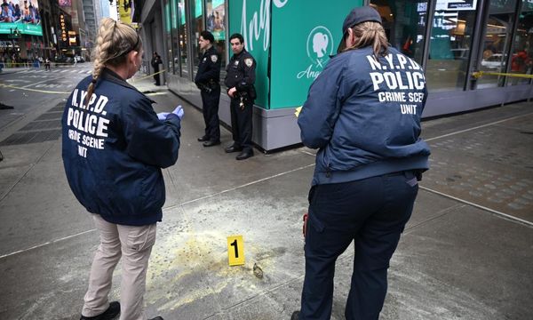 Man set on fire in New York’s Times Square