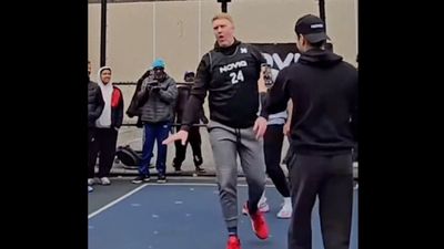 Brian Scalabrine Showed Up to A NYC Basketball Court and Dominated Social Media Star