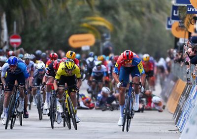 Tirreno-Adriatico: Jonathan Milan wins high-speed bunch sprint on stage 7 while Juan Ayuso seals GC