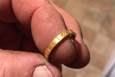 Gold ring found by metal detectorist could fetch up to £8,000 at auction