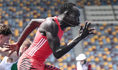 Unruffled, unstoppable: Gout Gout’s sparkling rise continues with 100m U20 title in Brisbane