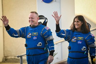 Who are the NASA astronauts who have been stuck in space for nine months?