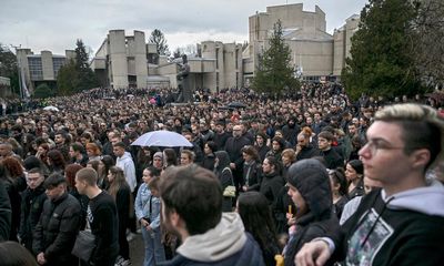 Mourners protest against corruption in North Macedonia after nightclub fire