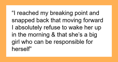 Man Refuses To Wake Chronically Tired Postpartum Wife In The Morning After She Snaps At Him