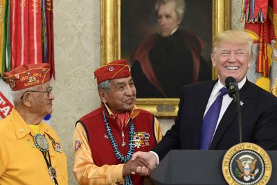 Military slices out web pages about WWII Native American code talkers to comply with Trump order to eradicate DEI