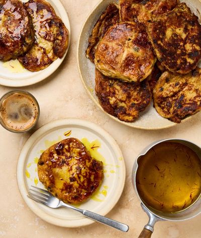 Jose Pizarro’s recipe for hot cross torrijas with saffron syrup