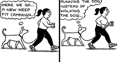 “Off The Leash”: 30 Relatable Comics About The Reality Of Owning A Dog (New Pics)