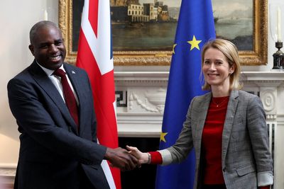 Lammy voices need for lasting Ukraine peace ahead of meeting with EU official