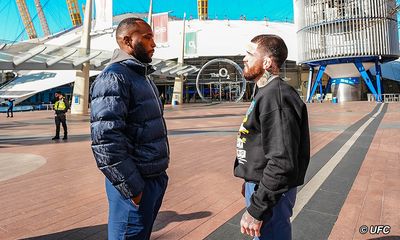 UFC Fight Night 255 video: Leon Edwards, Sean Brady have first faceoff outside The O2