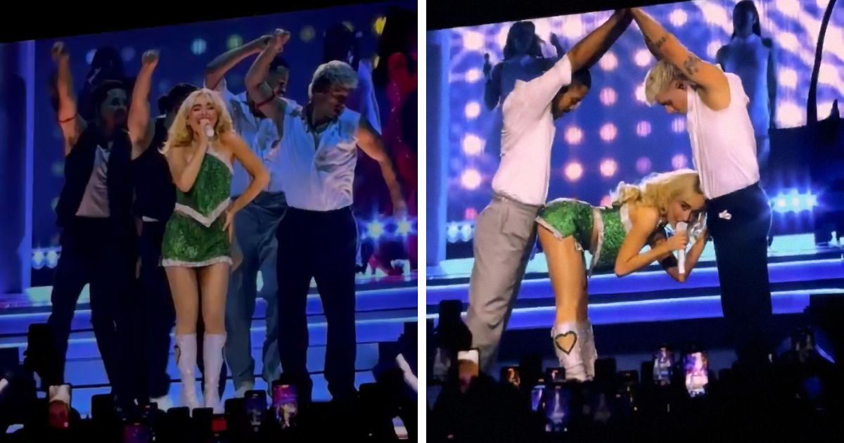 Sabrina Carpenter Simulates X-Rated Act With Two Men…