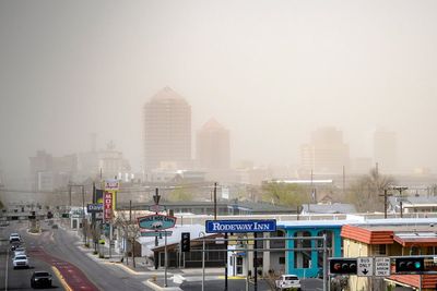 Dust storms rage across New Mexico as transit authorities close major highways to avoid pileups