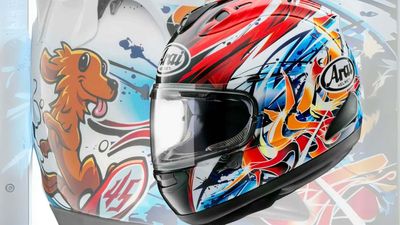 The Surfing Dog On This Motorcycle Helmet Has Viral Internet History