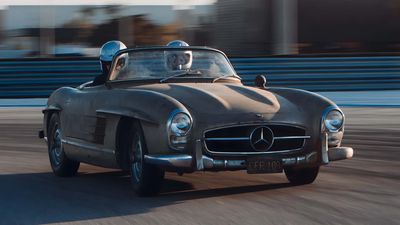 This Mercedes 300SL Was Pulled Out of a Junkyard. I Drove It On the Track