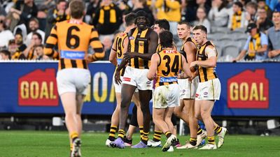 Hawks go 3-0, pile more pressure on tired Carlton