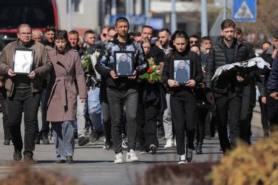 North Macedonia holds mass funerals for young victims of nightclub fire
