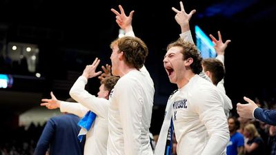 Xavier's Celebration After Comeback vs. Texas Featured Cowboy Hats and Horns Down