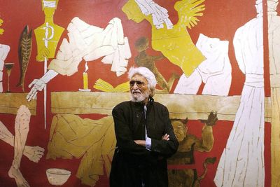 MF Husain painting surfaces after 70 years and sells for historic $13.8m