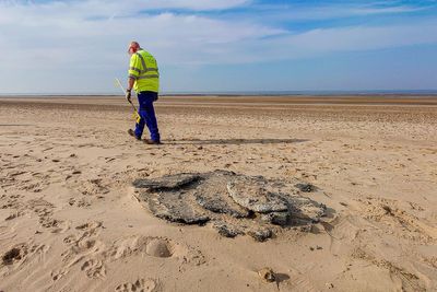 Cleaning plastic from beaches after sea collision could take weeks, says council