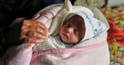 Month-old baby pulled from rubble in Gaza after Israeli strike kills her parents