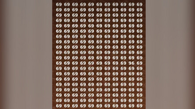Optical illusion: Only a person with 20/20 eyesight can spot '96' number in 7 seconds