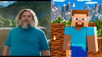 Jack Black logged more than 100 hours in Minecraft while on set for the movie