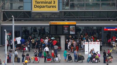 More than 1,000 flights disrupted at Heathrow airport after nearby fire
