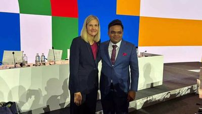 ICC chairman Jay Shah congratulates Kirsty Coventry on being elected as new IOC president