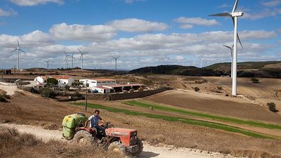 In a spin: Storm Martinho turns Portugal's turbines to break wind power records