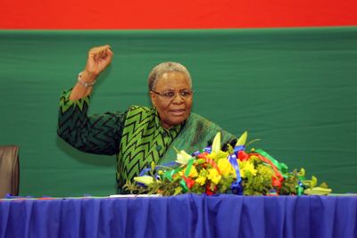 Netumbo Nandi-Ndaitwah is sworn in as Namibia's first female leader