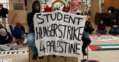 Scottish students enter third day of hunger strike in Gaza protest