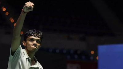 Swiss success: Sankar Muthusamy downs world No. 2 Anders Antonsen