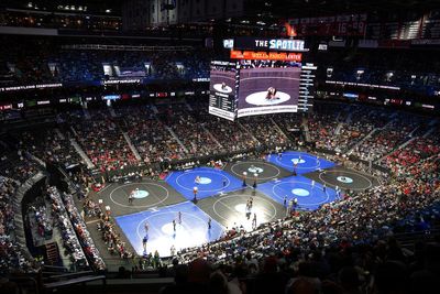 Trump's latest sports-focused trip will be to the NCAA men's wrestling championships
