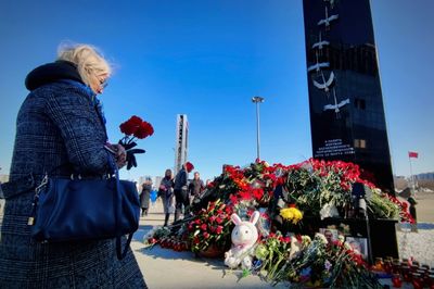 Hundreds Pay Tribute To Russia's Deadly Crocus Attack