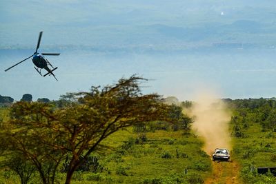 Evans now leads toughest Safari Rally by two minutes but remains wary