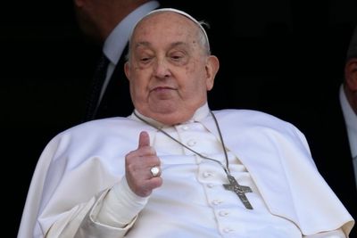Pope Francis makes public appearance in Rome as he is discharged