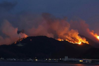 Wildfires in western Japan damage homes, force residents to evacuate in at least 2 areas