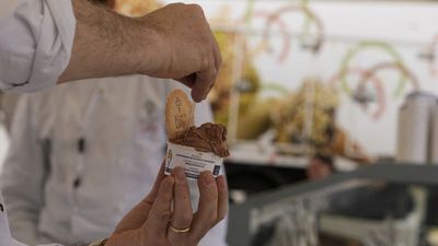 Romans celebrate Pope Francis release from hospital with new gelato flavour, 'Hallelujah'