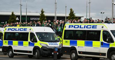 Celtic supporters' groups organise mass protest outside Glasgow police station
