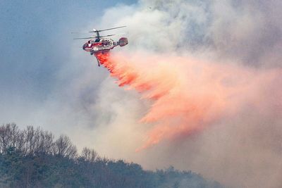 South Korean firefighters make progress in containing wildfires in southeastern regions