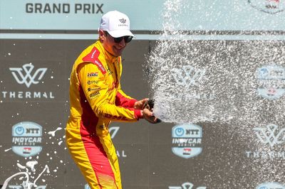 Alex Palou pounces late at Thermal Club for back-to-back IndyCar wins