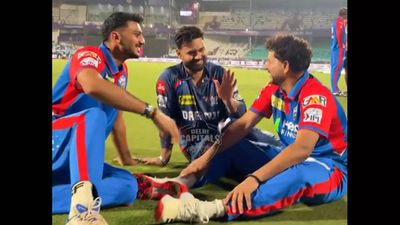 'Single le raha tha, chauka maar gaya': Rishabh Pant and Axar Patel tease Kuldeep Yadav after DC's thrilling win against LSG - Watch