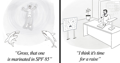 28 Lighthearted One-Panel Comics By Beverley Kort To Brighten Your Day